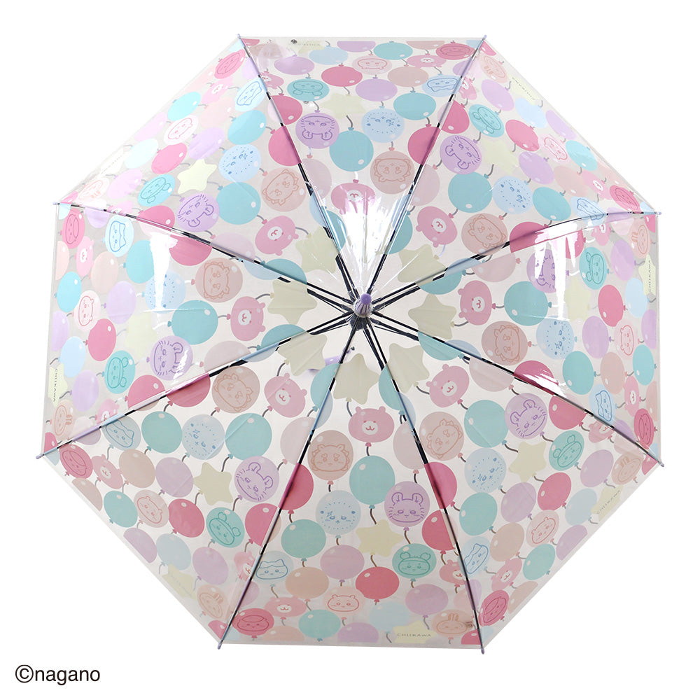 🎀【預訂】 Chiikawa 長膠明雨傘58cm 氣球