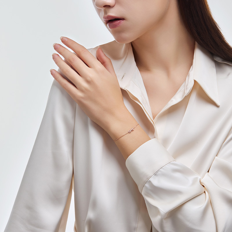 DIDIER DUBOT Miss Doux 玫瑰金手鏈 (JDRBRXF404S)