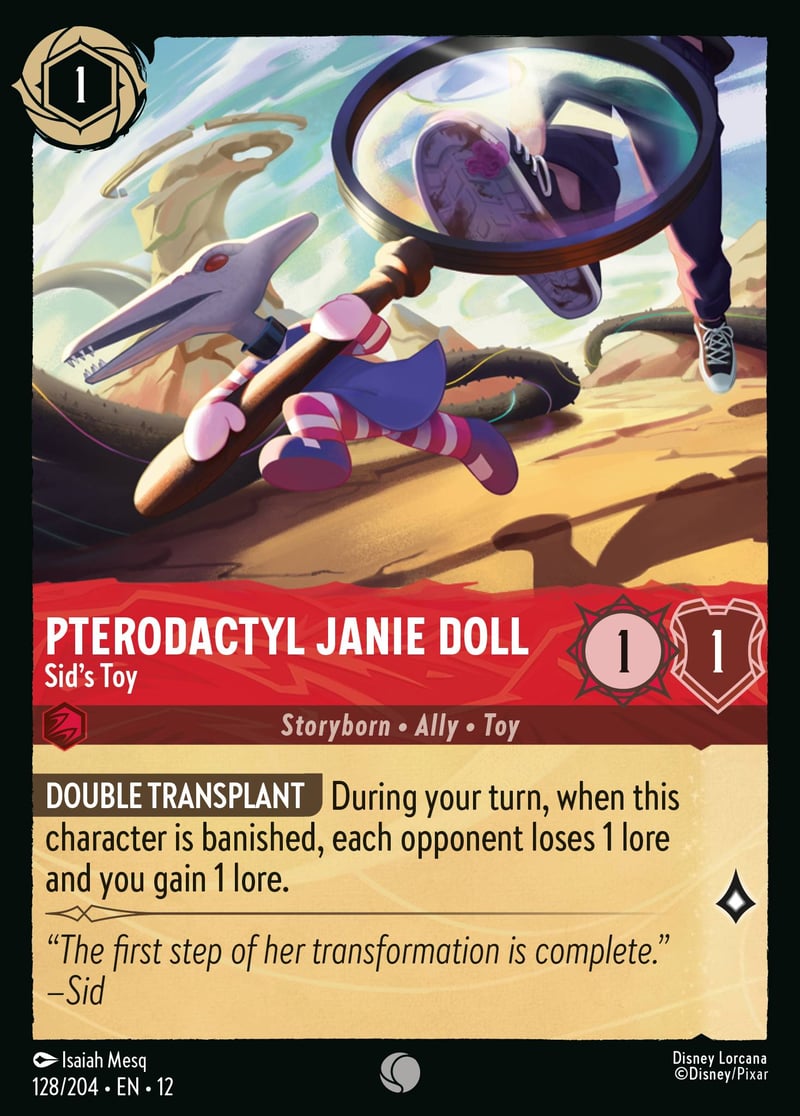 Pterodactyl Janie Doll - Sid's Toy | Set12-128 | Non-foil