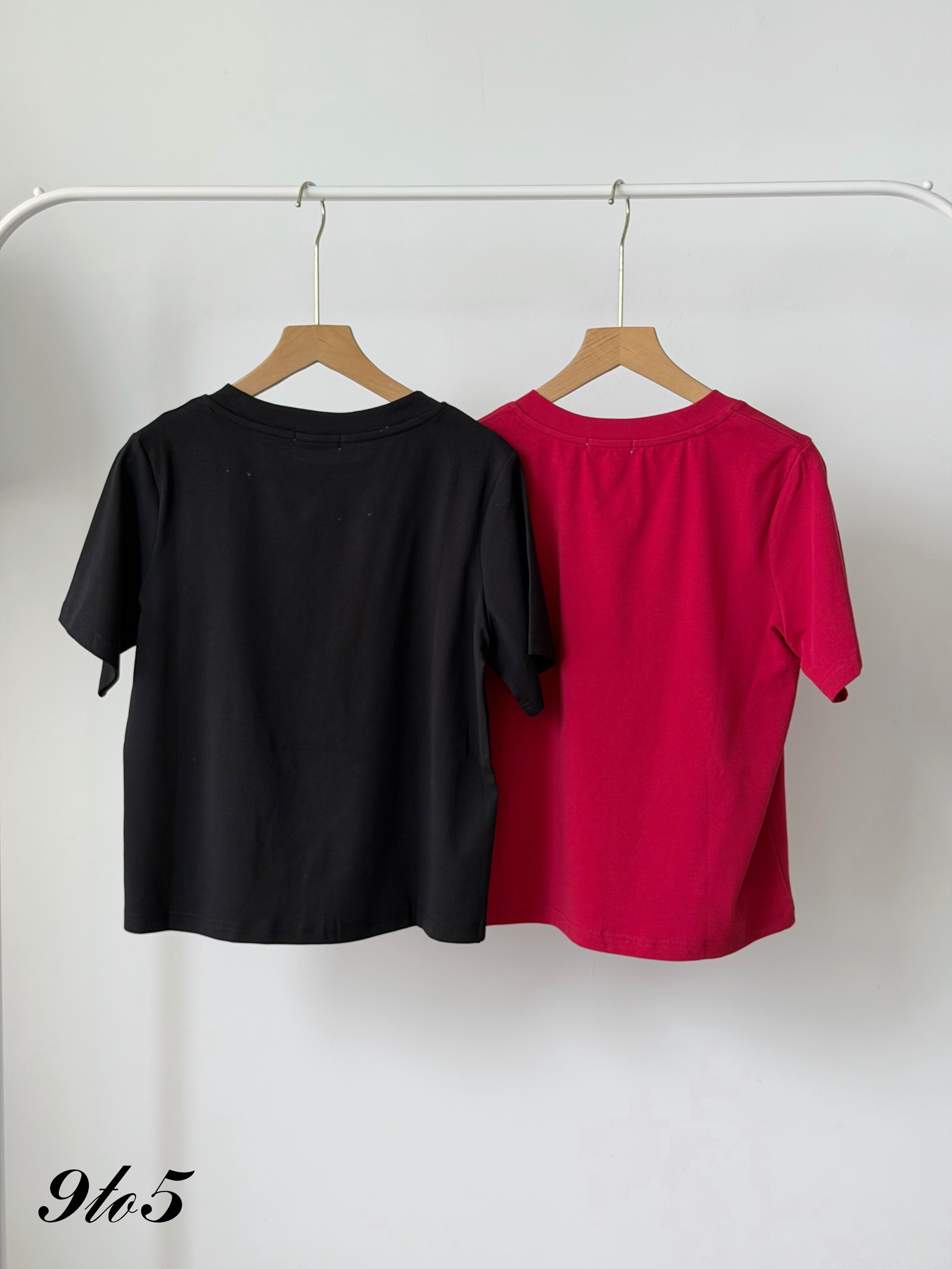 T4491 Short Sleeve Plain Tee - 5 Colors 