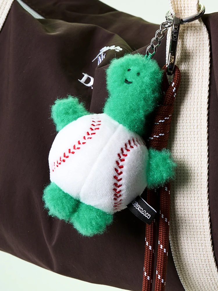 📦訂購 韓國代購 Line Friends JOGUMAN BASEBALL PLUSH KEYRING 棒球公仔鎖匙扣