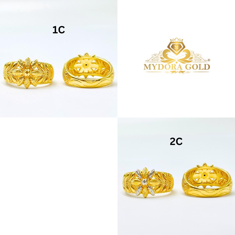 MYDORA Cincin Olive Blossom (5G) l EMAS 916/22K
