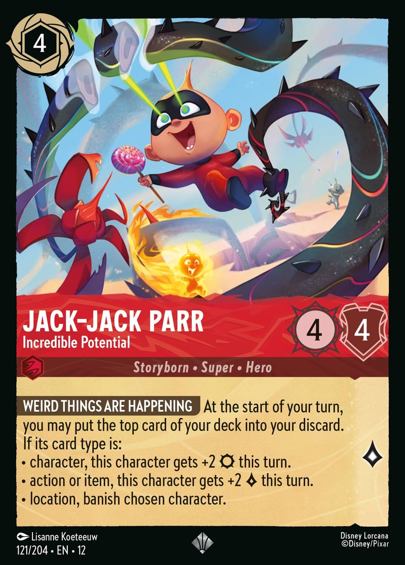 Jack-Jack Parr - Incredible Potential | Set12-121 | Foil