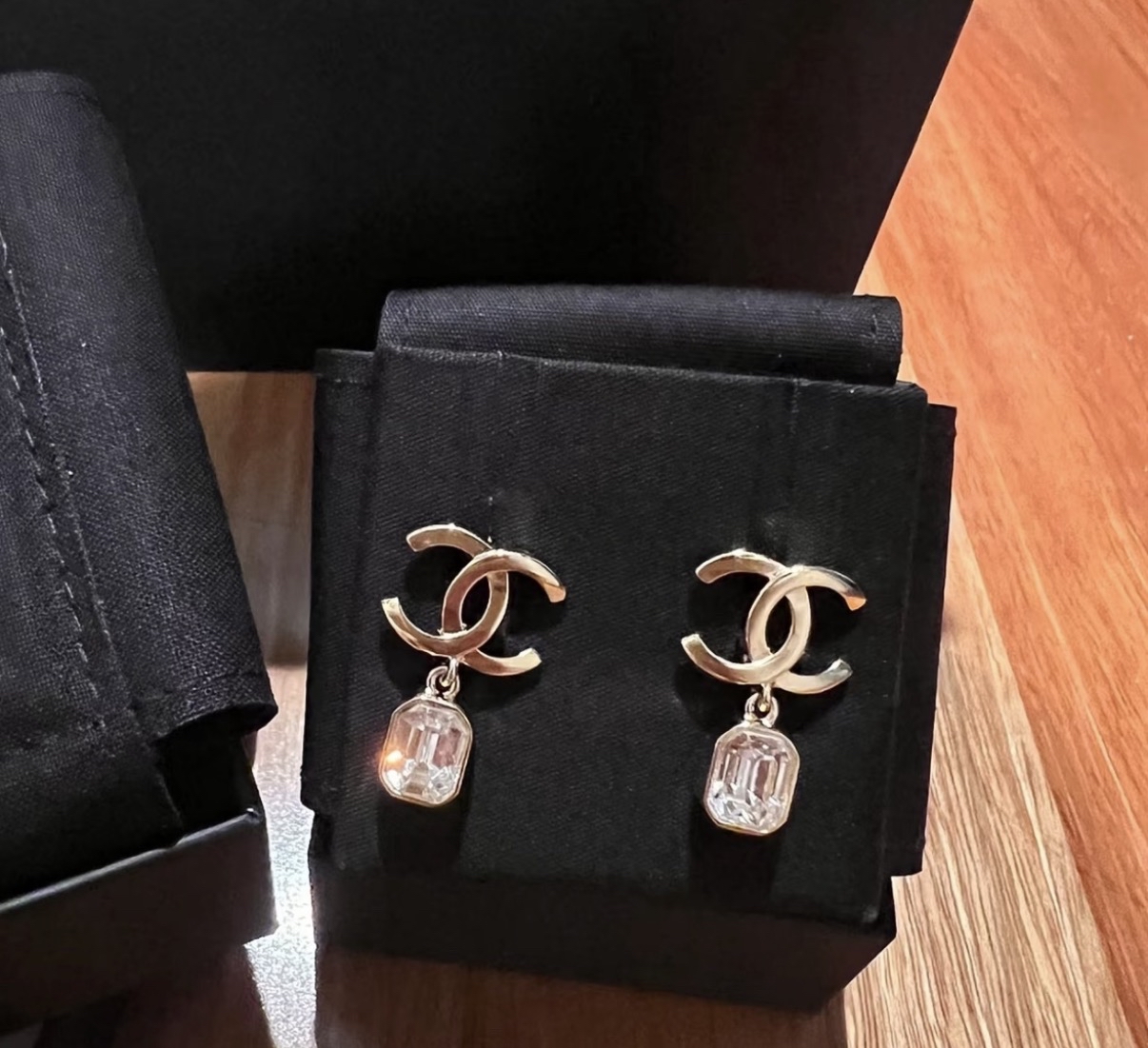Chanel 閃閃冰糖款耳環 