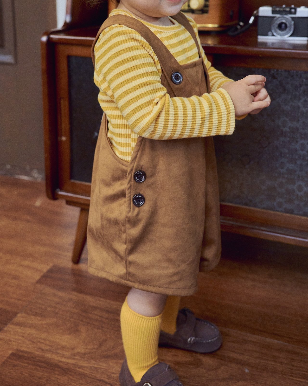 OOTT | Brownie short overalls