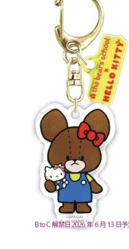 『預售中』Sanrio X The Bear School聯名壓克力掛飾 