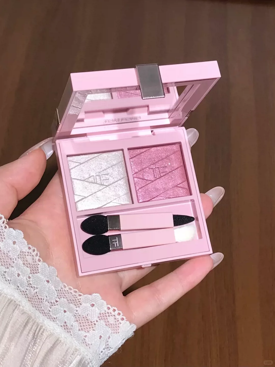 2026七夕限定！ TOM FORD 湯姆福特 TF 雙色眼影 唇膏 151 12 胭脂 02 氣墊