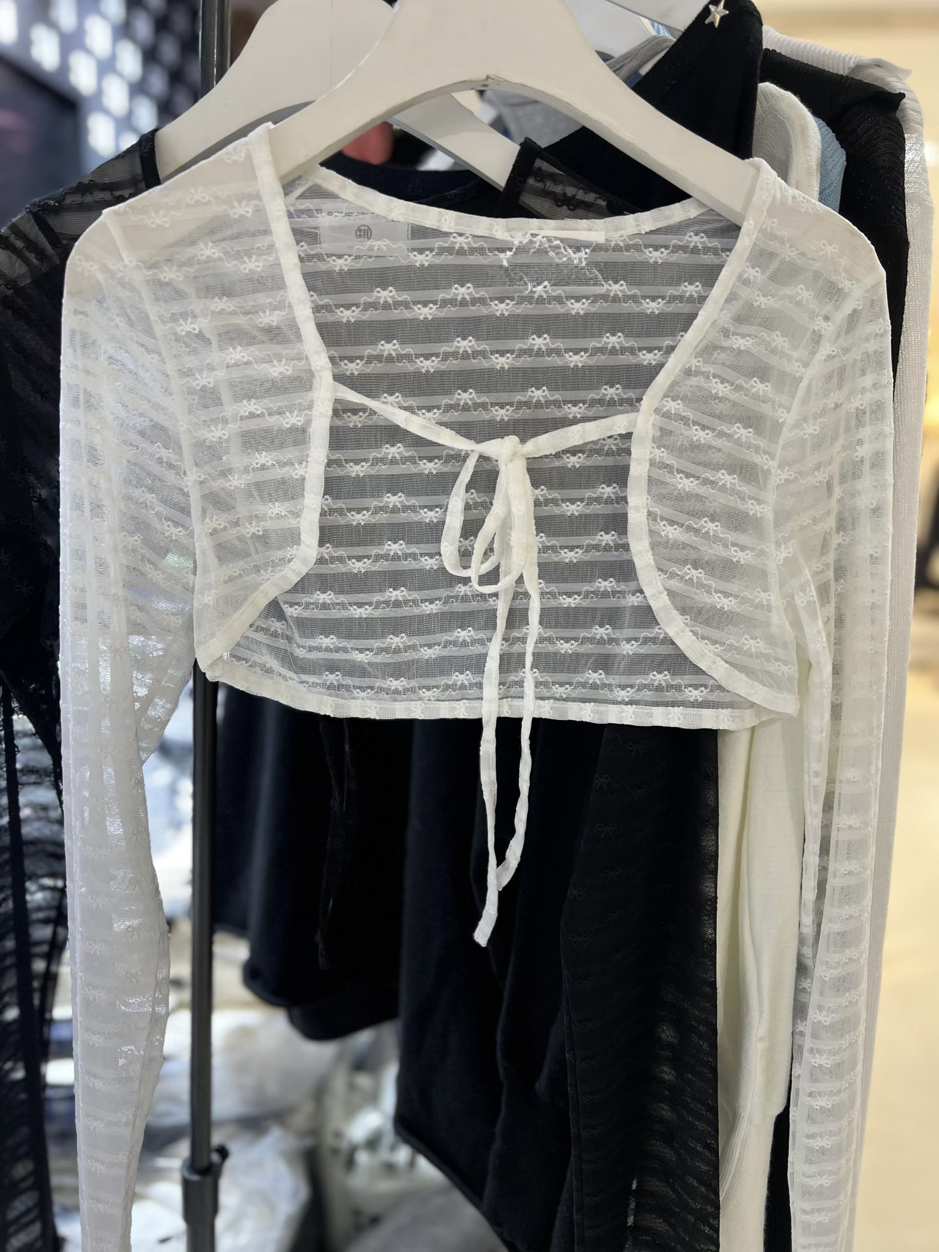 韓國透視Lacy 蝴蝶結outer