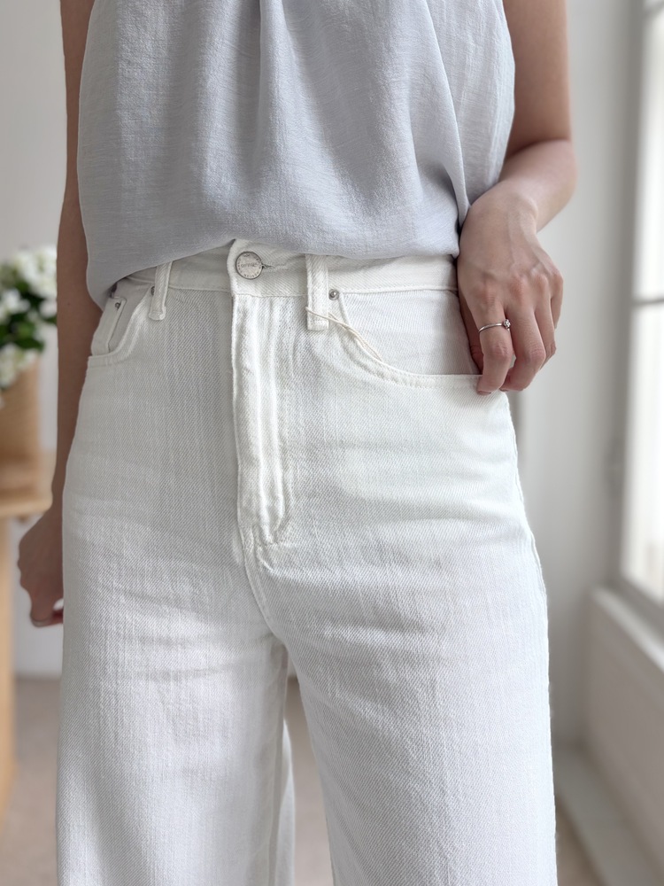 [極涼!!] Summer Lightweight White Jeans