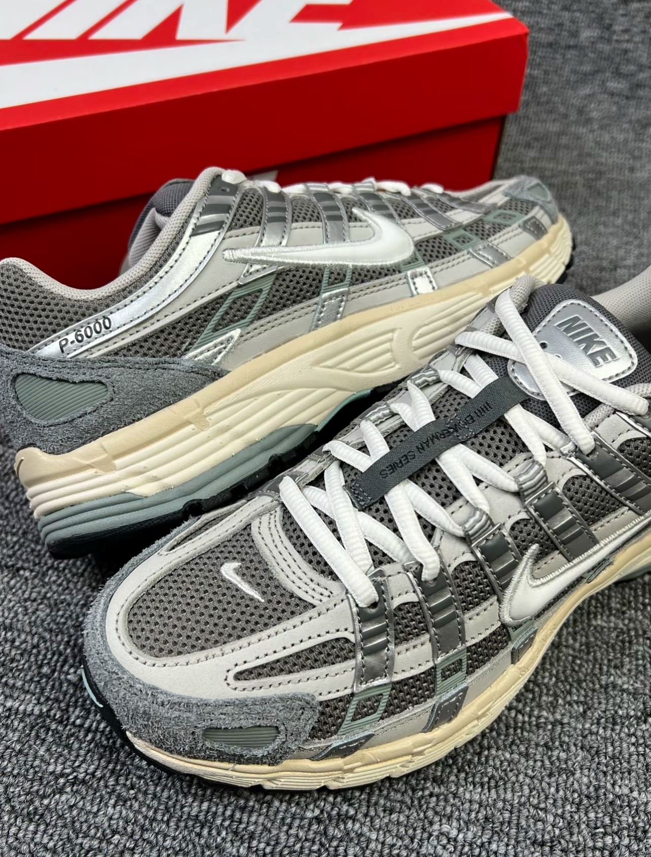 FN7509-029 Nike P-6000 Flat Pewter FN7509-029