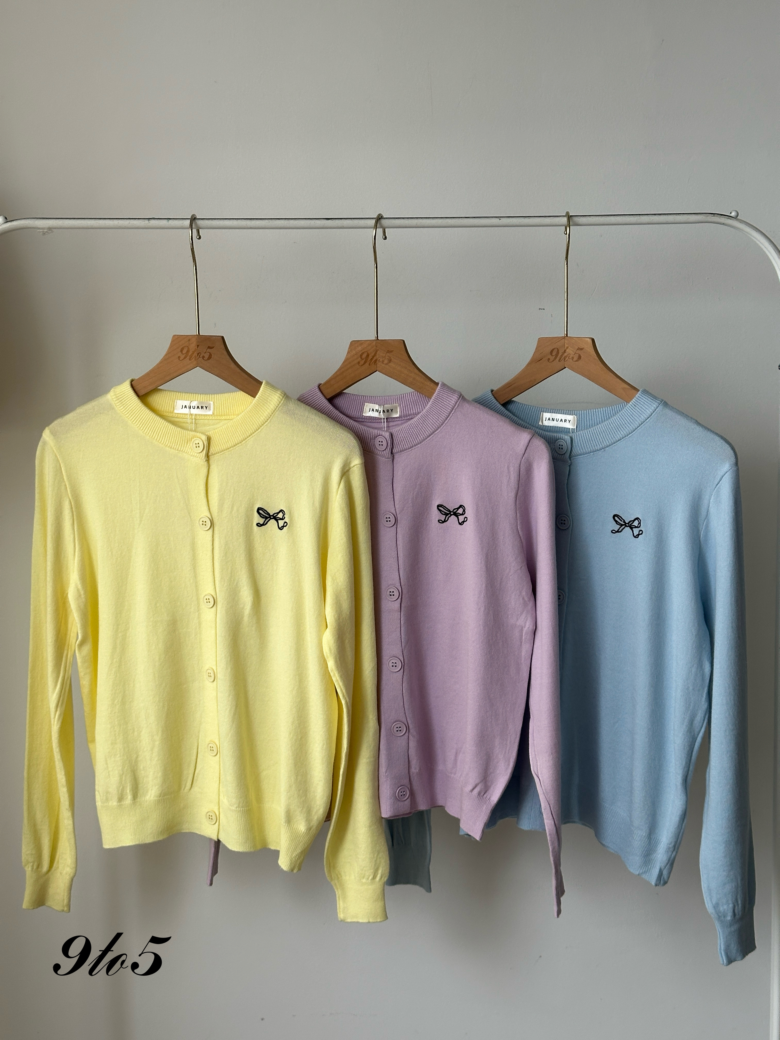 T3983 Long Sleeve Cardigan - 5 Colors