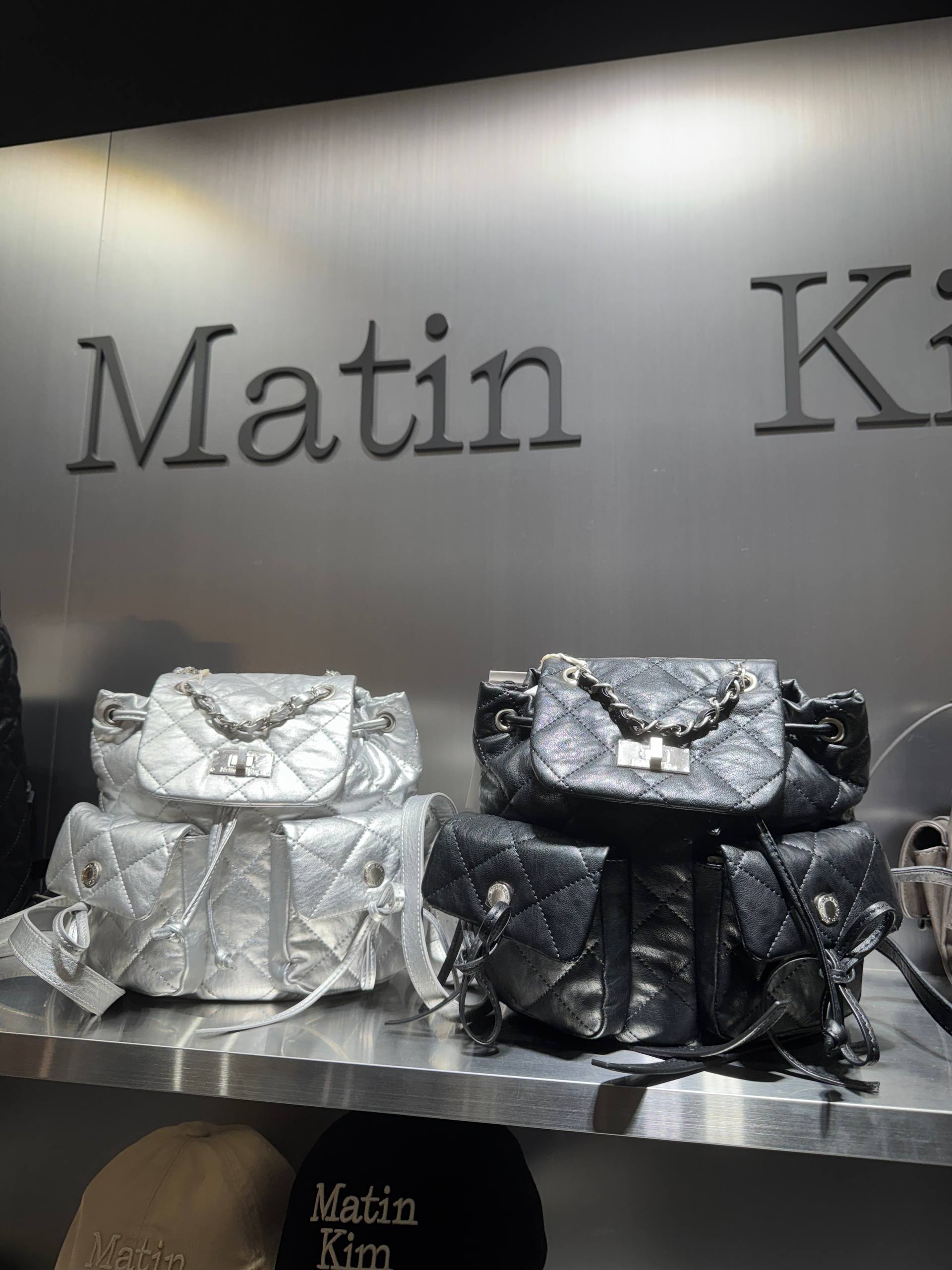 🇰🇷MATIN KIM  菱格蝴蝶结后背包✨