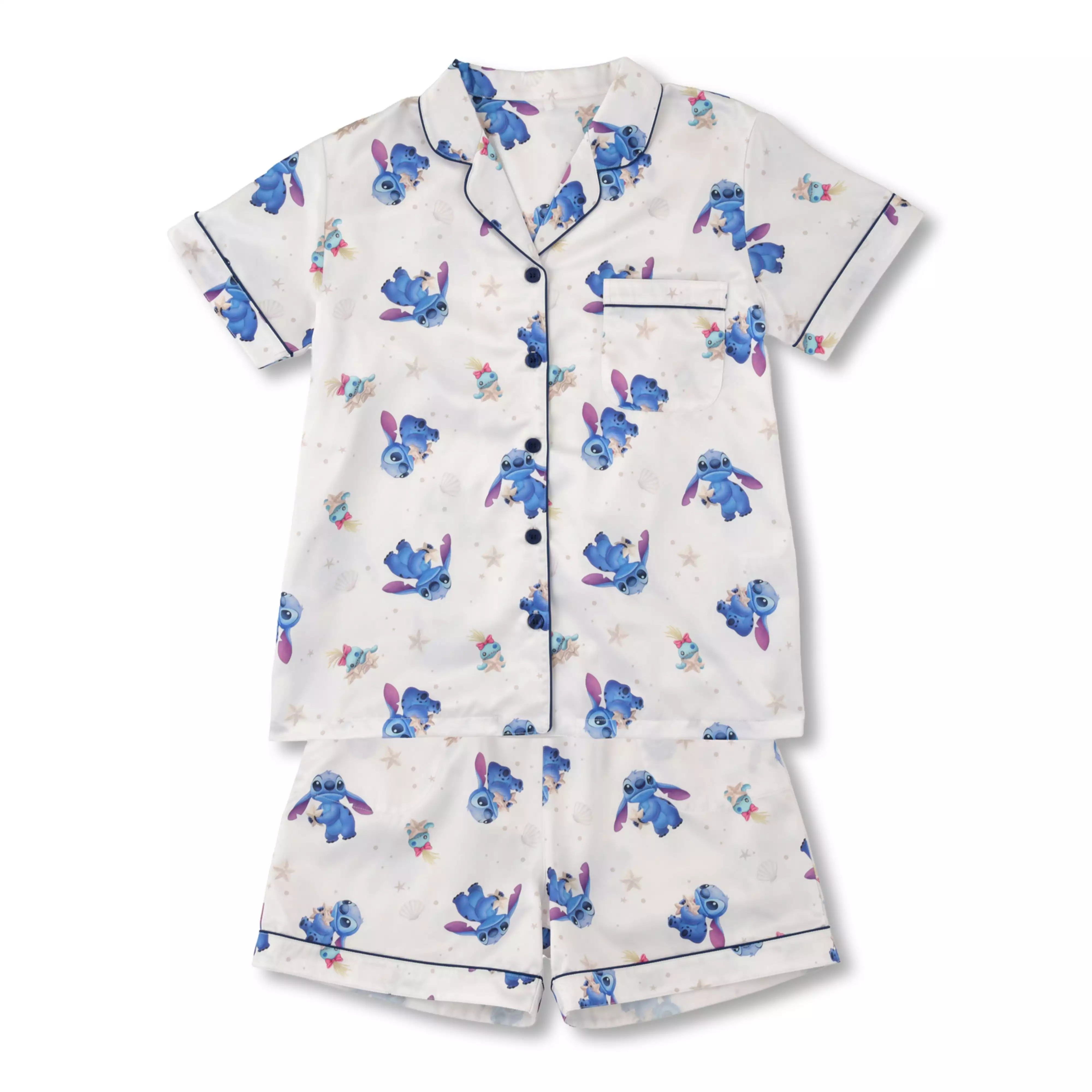 🌸 【預訂】Stitch & Scrump 短袖睡衣 - Disney Stitch Day Collection