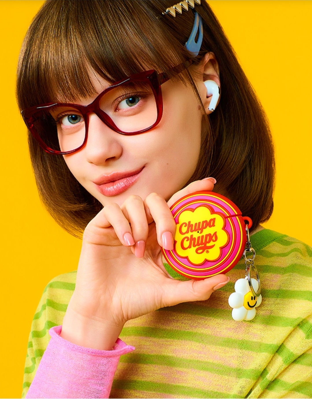 🍭 Wiggle Wiggle × Chupa Chups｜Airpods Pro 3 Case