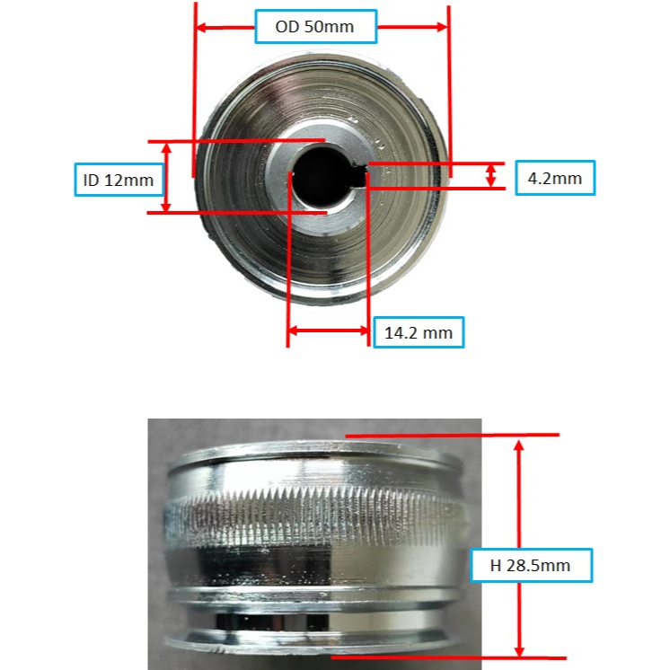 Band Sealer wheel roller for sealing belt and timing belt combination