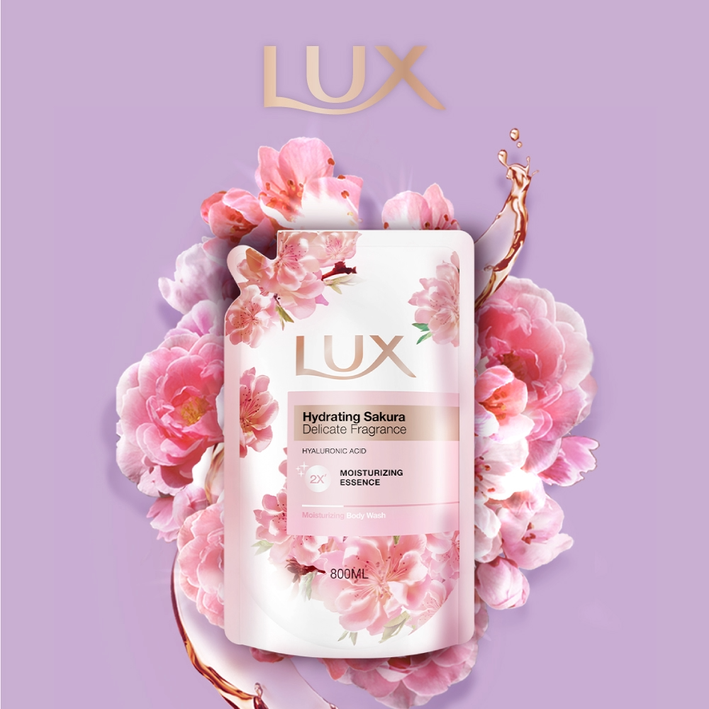 Lux Shower Cream (Refill Pack) 600ml / HHYDRATING SAKURA