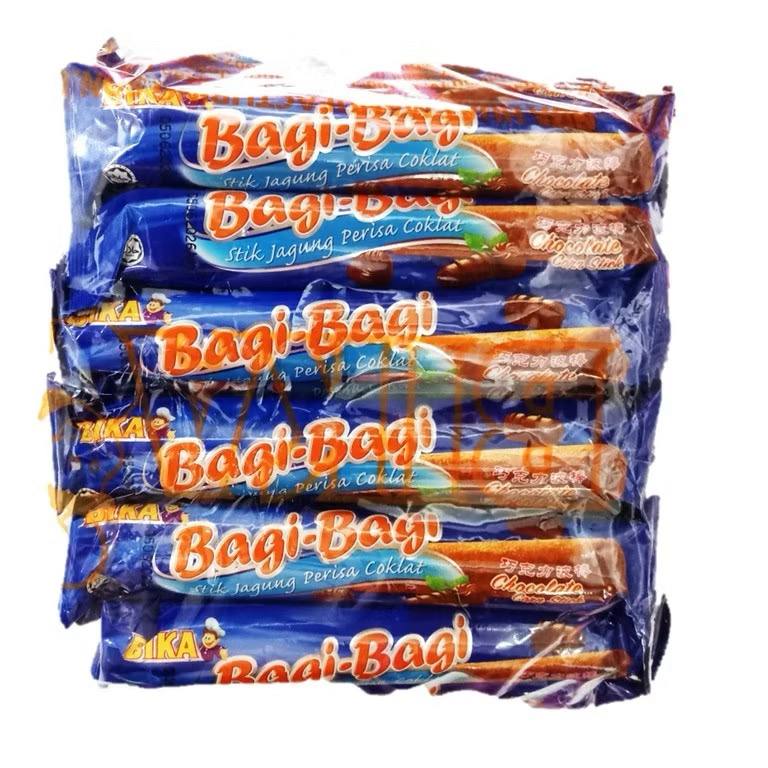 40pcs Bika Bagi-Bagi Pika Corn Stick, Big D, Bing Bing [Chocolate/Strawberry/Seaweed/