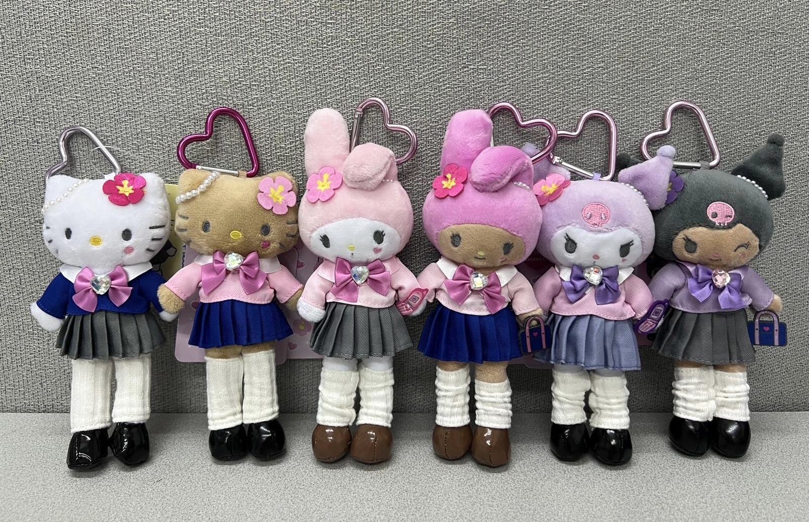 🎌日本直送🎌Sanrio 學生服造型 長腿公仔掛飾 