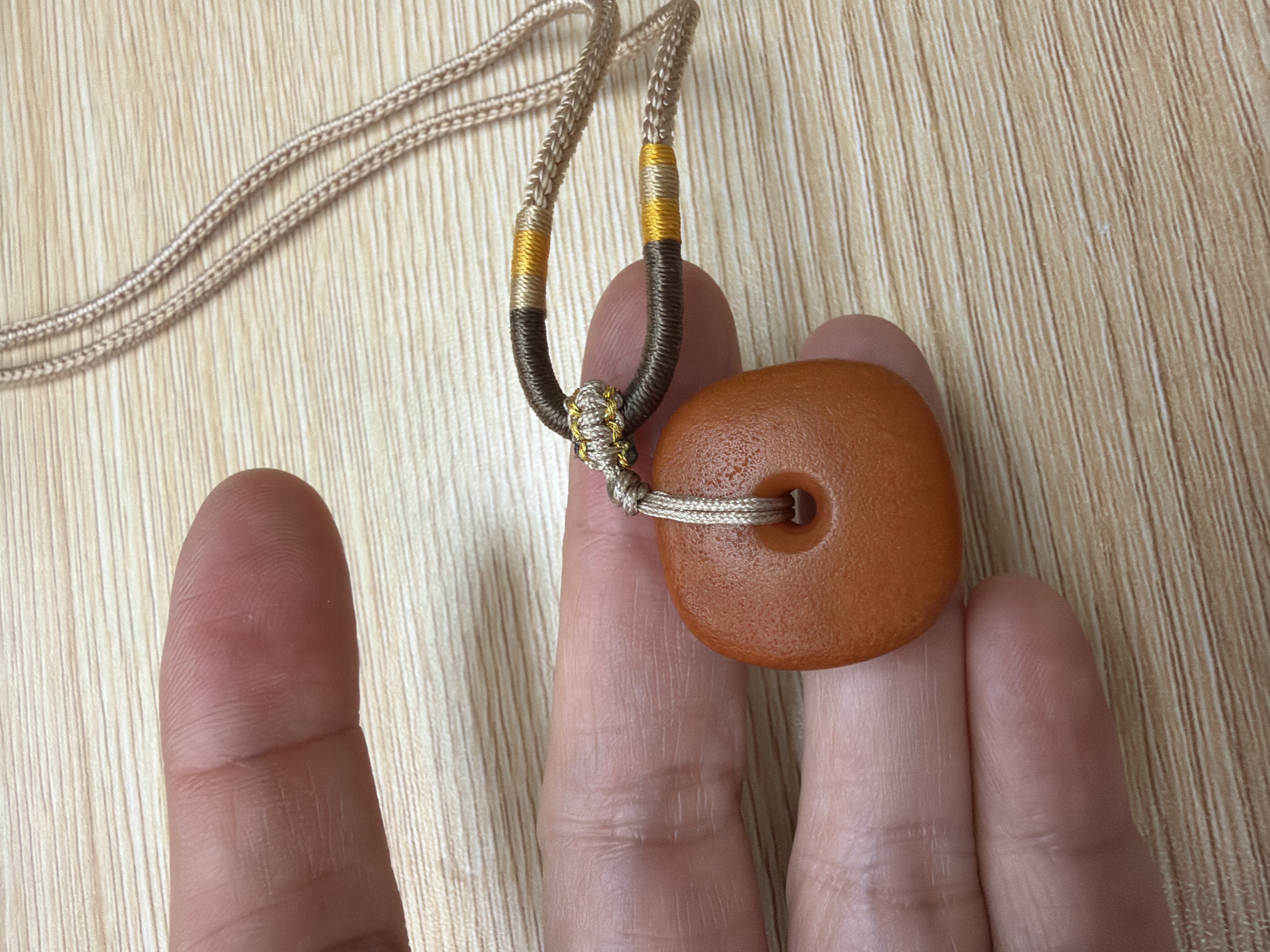 西藏第二回～6老蜜蠟吊咀（900護法殿加持力大）