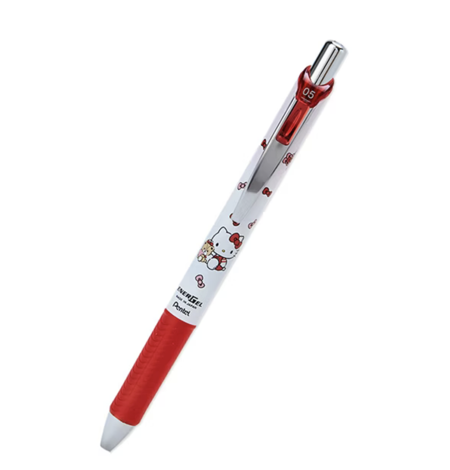 🇯🇵 HELLO KITTY x Pentel ENERGEL 0.5mm 原子筆 黑色