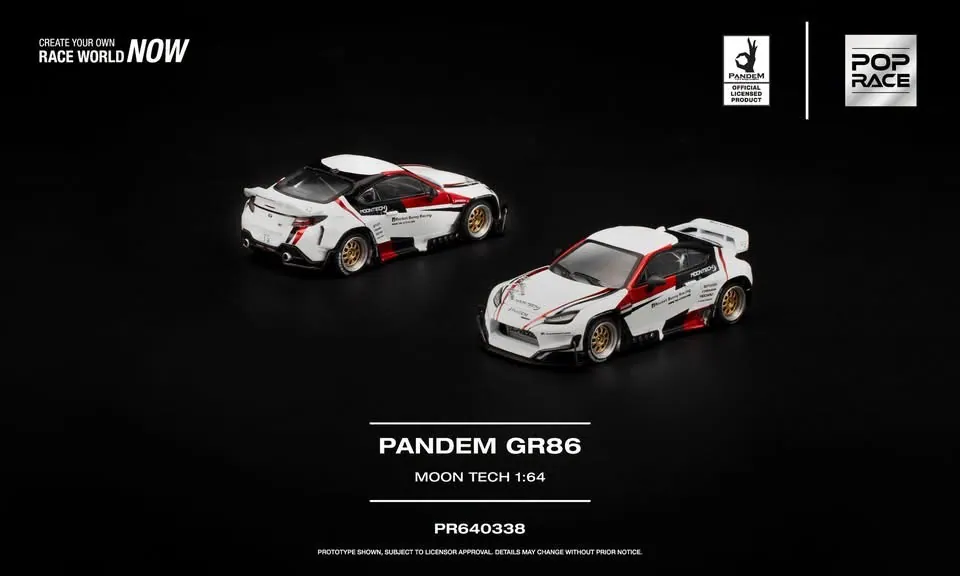 Pre Order - POP RACE ( PR640338 ) PANDEM GR 86 MOONTECH POPRACE 預訂優惠價$124