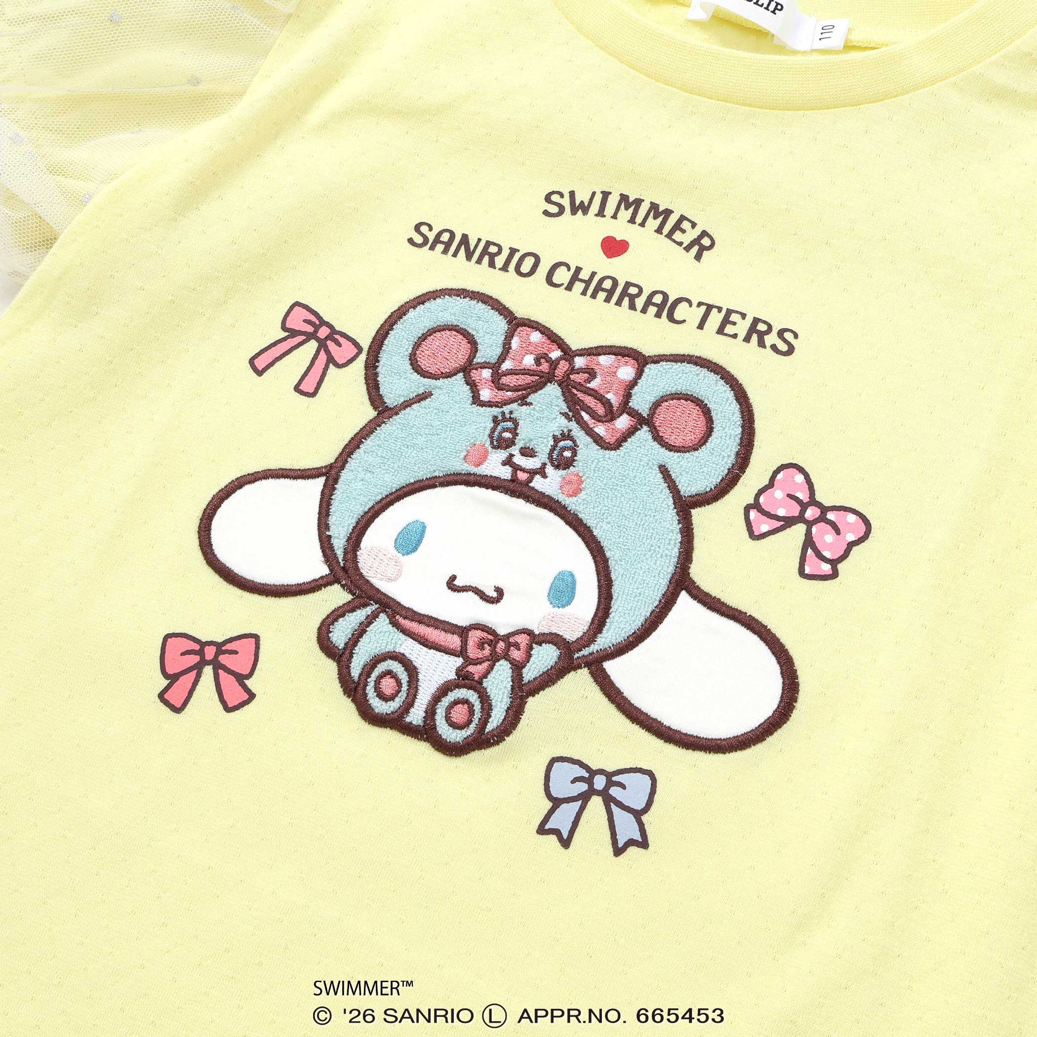 🆕【⭐訂購⭐】🌀 🇯🇵 日本直送 SWIMMER x #Sanrio 蕾絲泡泡袖 剌繡短袖Tee［3款選］🌀 [ELCA-0266][260416]