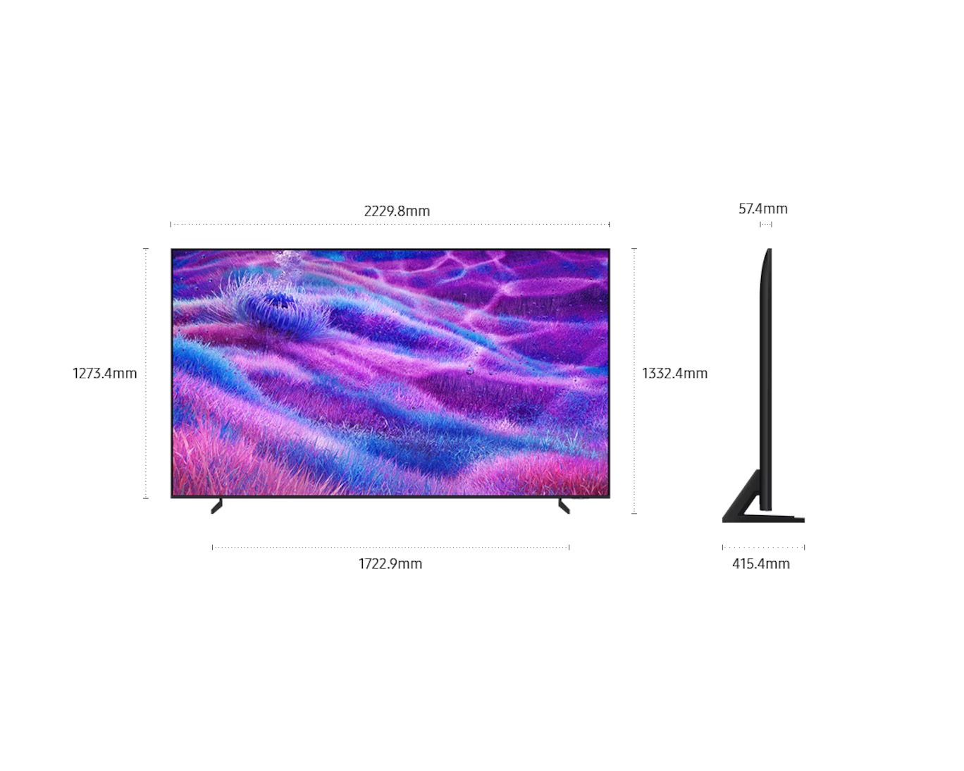 100" SAMSUNG QA100QN80FAKXXT 三星 4K Neo QLED QN80F Samsung Vision AI Smart TV