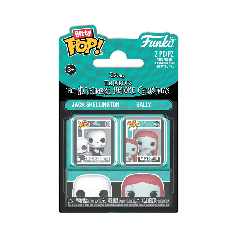 📦訂購 美國代購 Bitty Pop! Jack Skellington & Sally Sewing 2-Pack Figure 模型