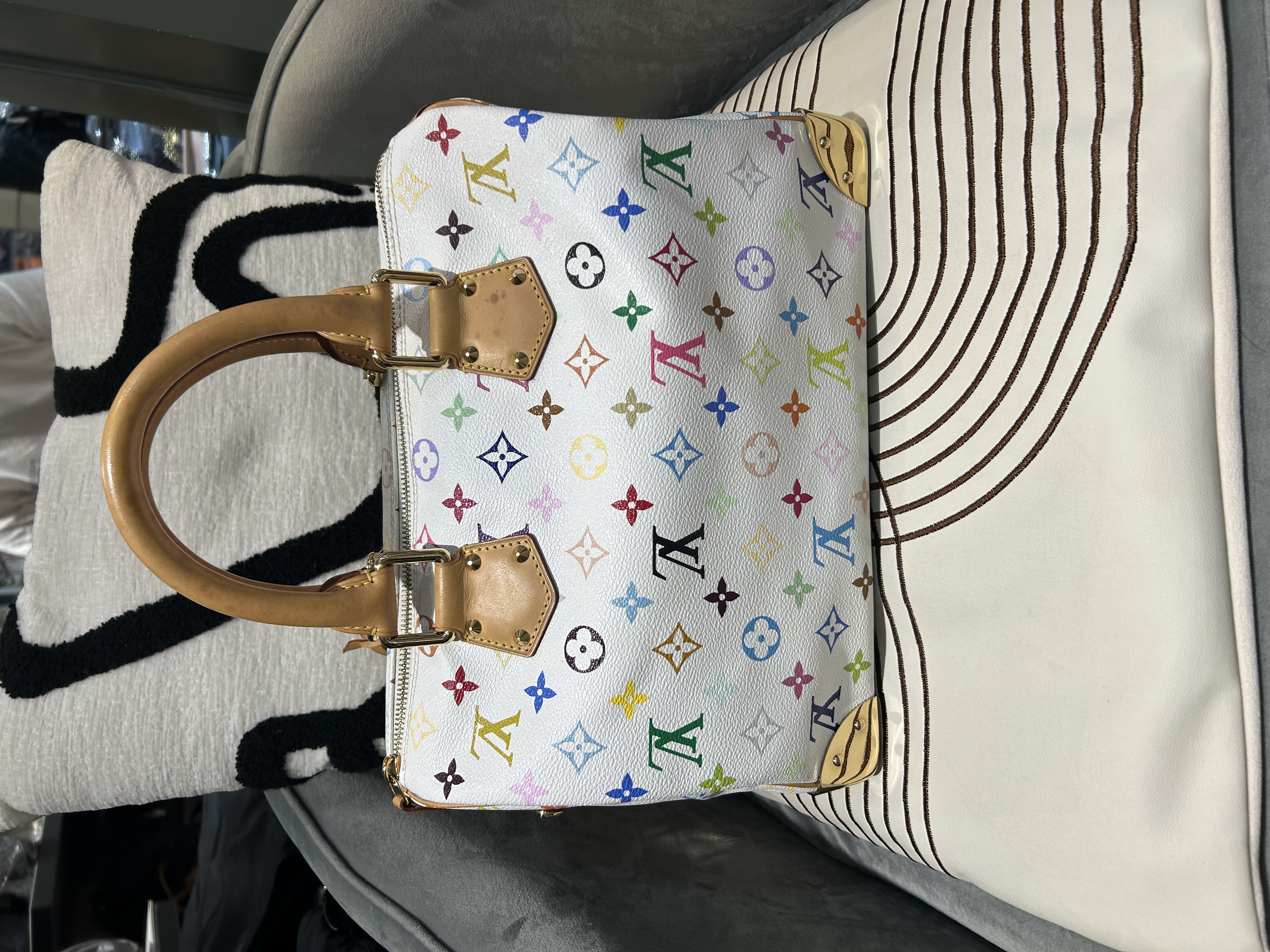 LV Speedy 30 村上隆白彩花