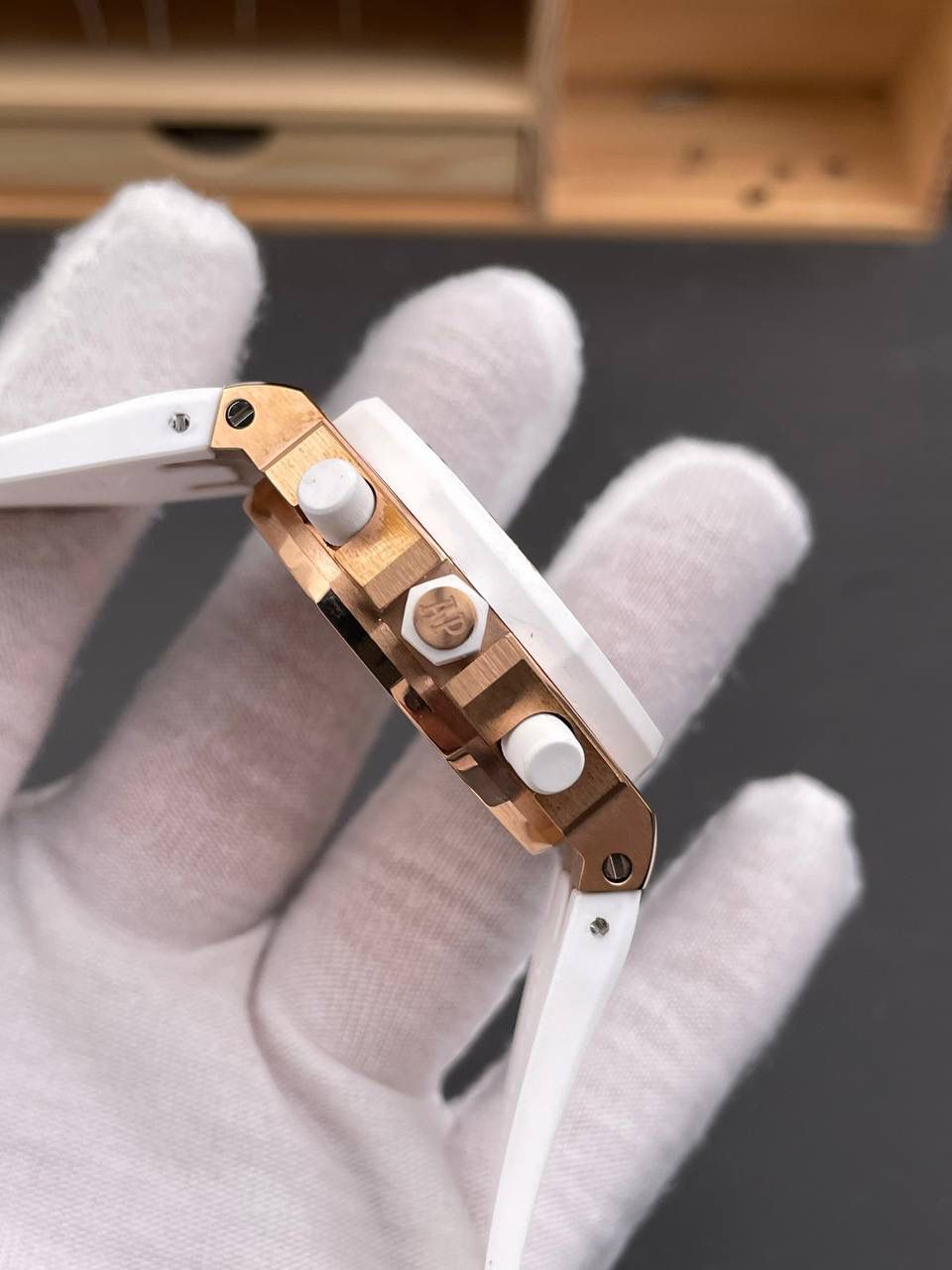 🚀皇家橡树26048 玫金白盘贝母眼睛/37mm/7750机💯