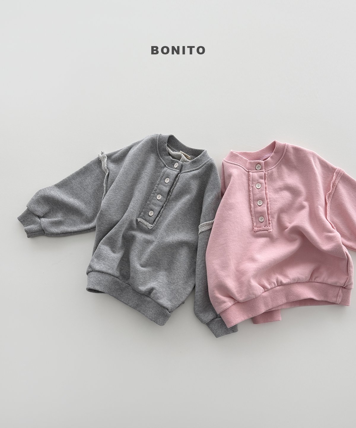 Bonito | Raw-Edge Contachment Sweatshirt