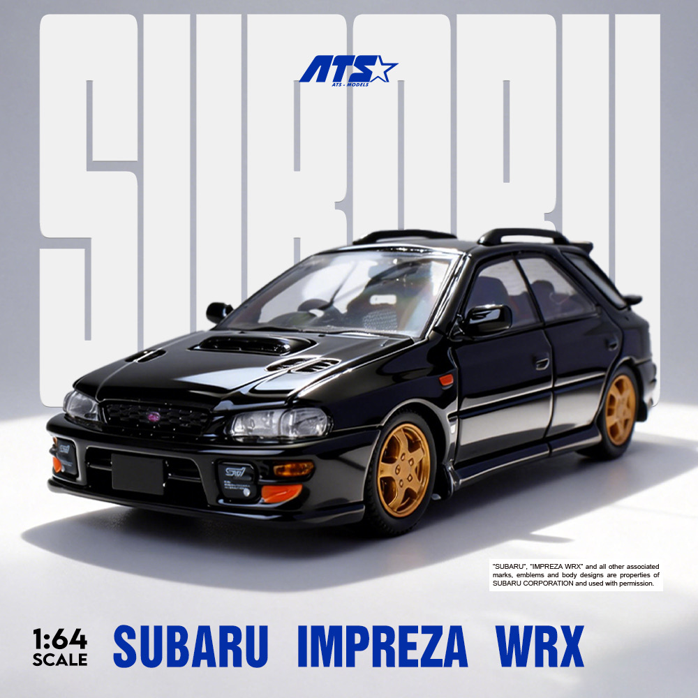 *PRE-ORDER ATS 1/64 Subaru IMPREZA WRX Diecast Model.