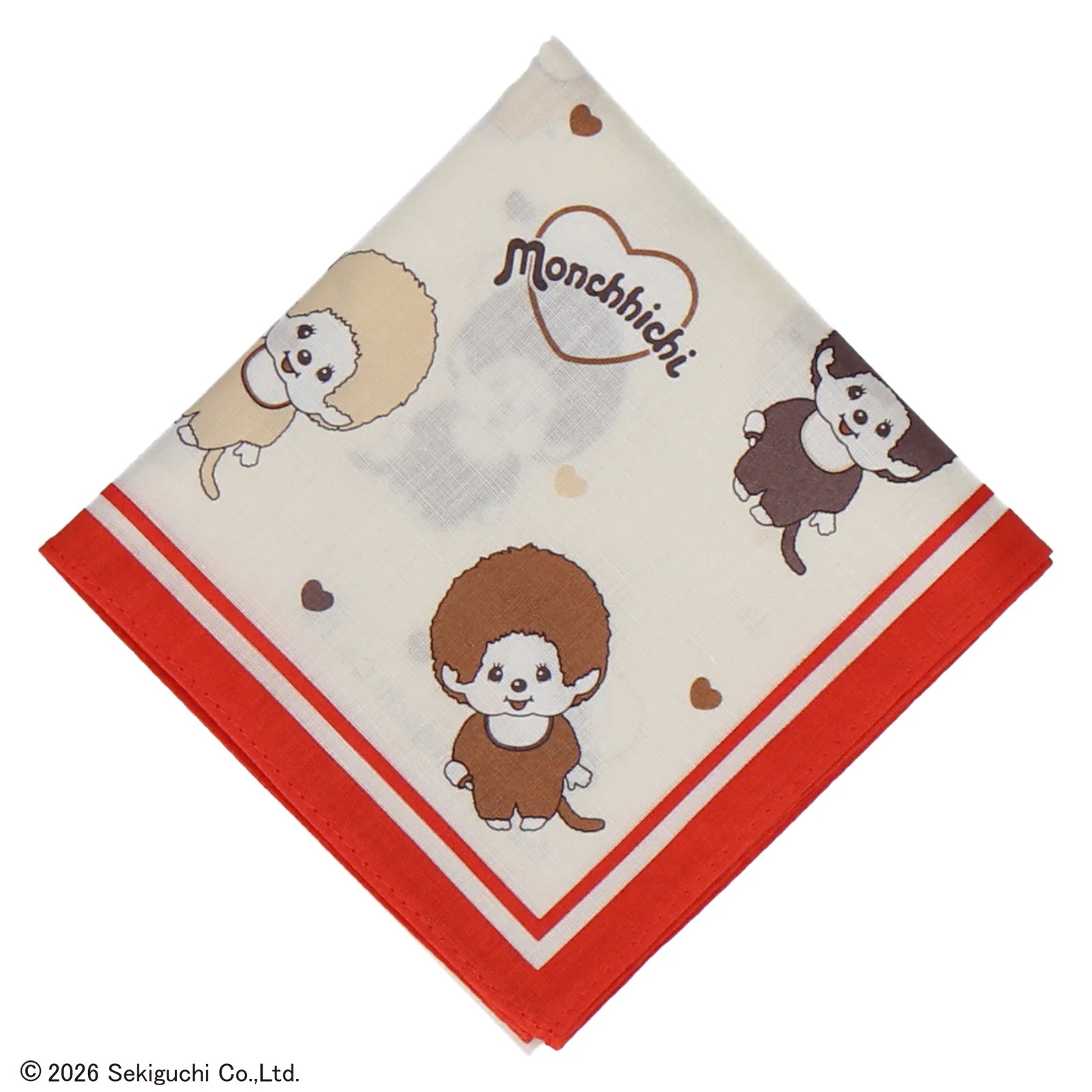 🎀【預訂】 Monchhichi 印花手帕 R