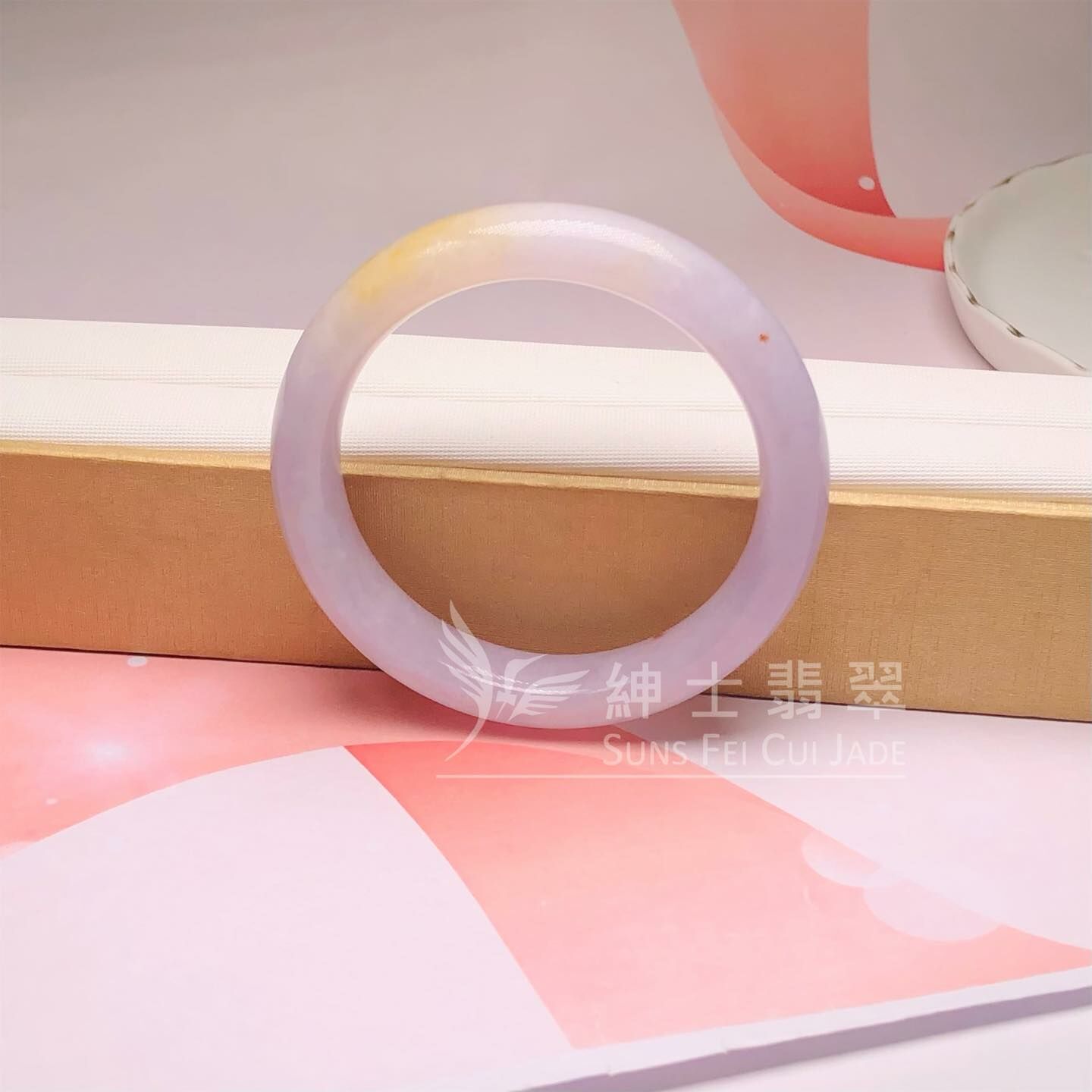 木那姐堆灑金福鐲53.1mm