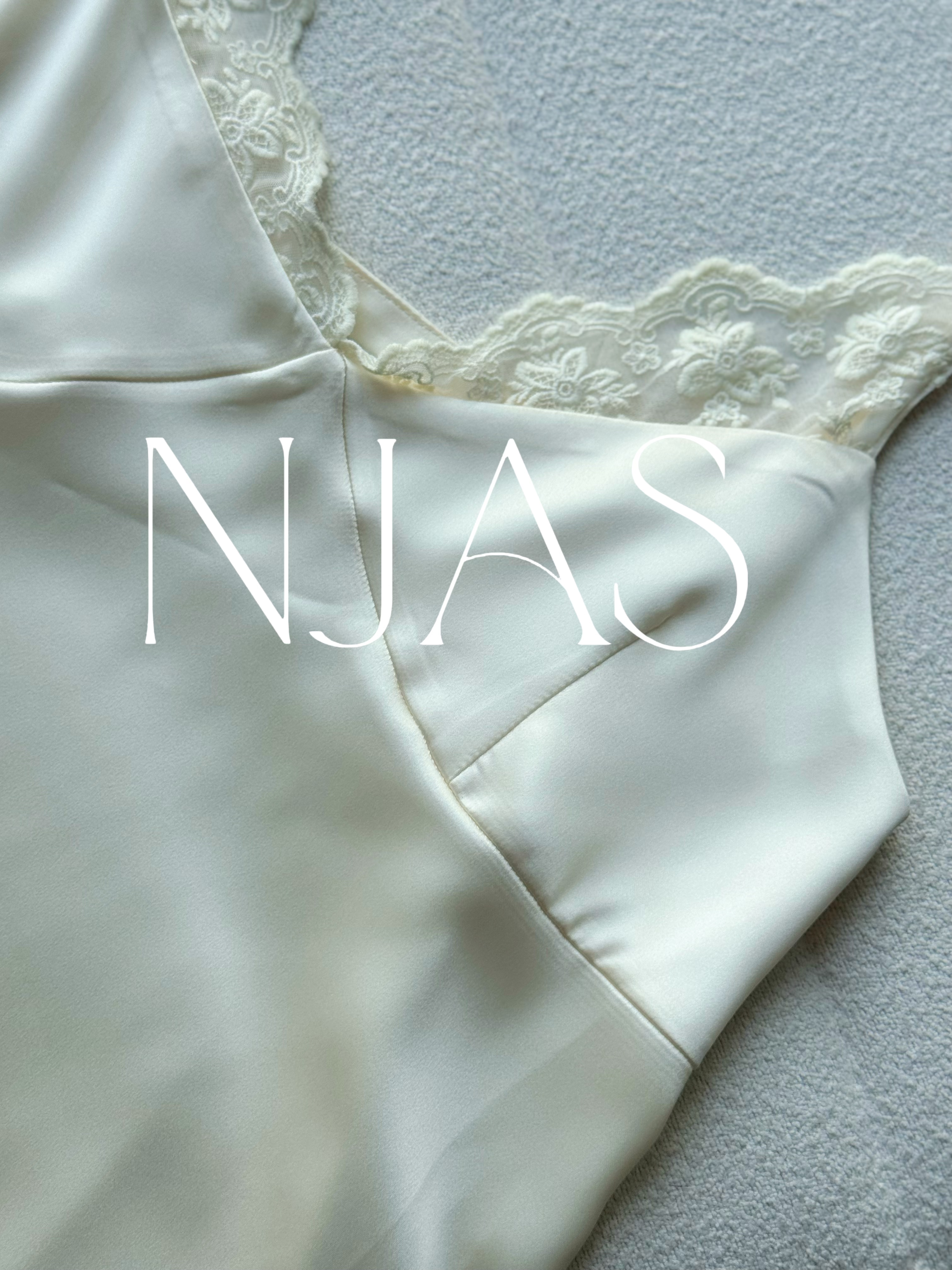 Elegant silky lace top