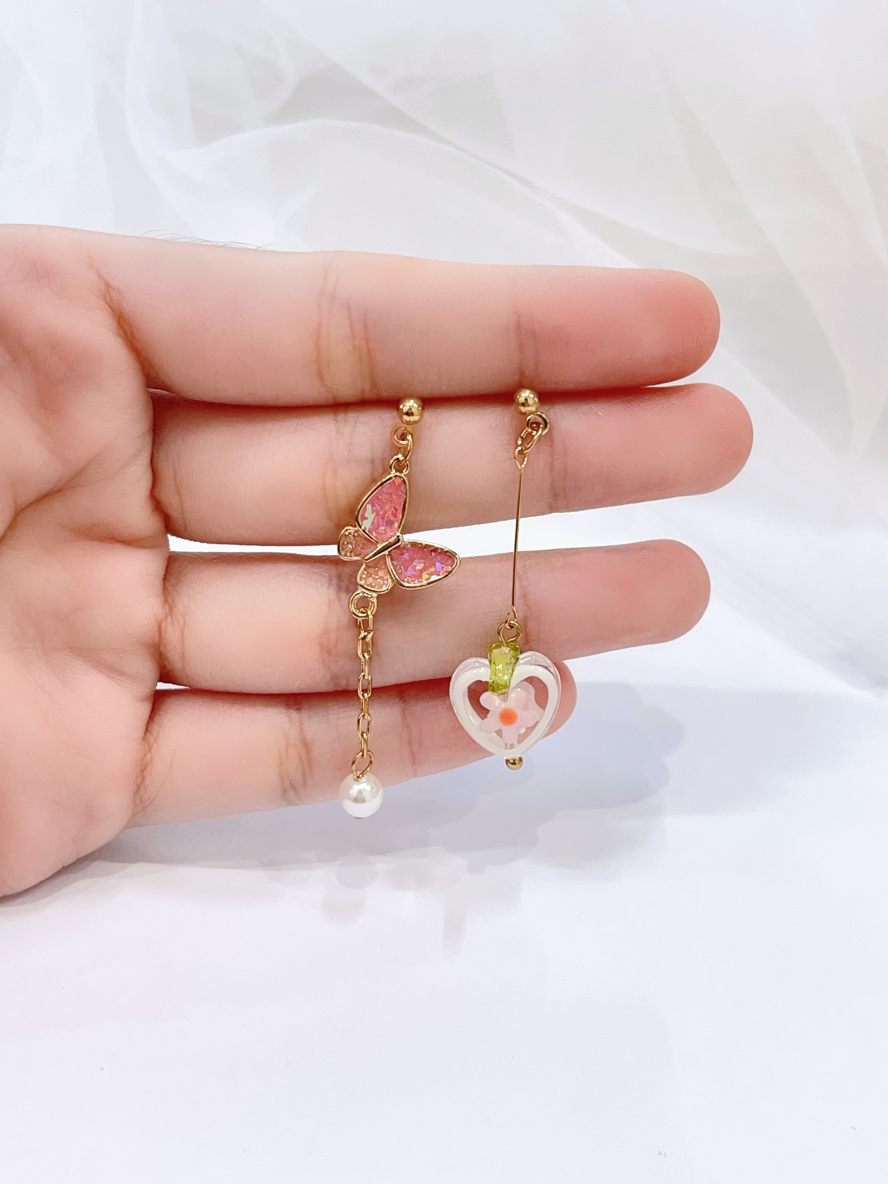 多吉米蝴蝶灵夏天耳环