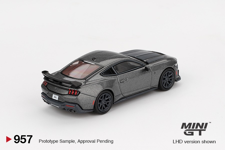Mini GT 1/64 Ford Mustang Dark Horse 2024 Carbonized Gray - MGT00957-R 