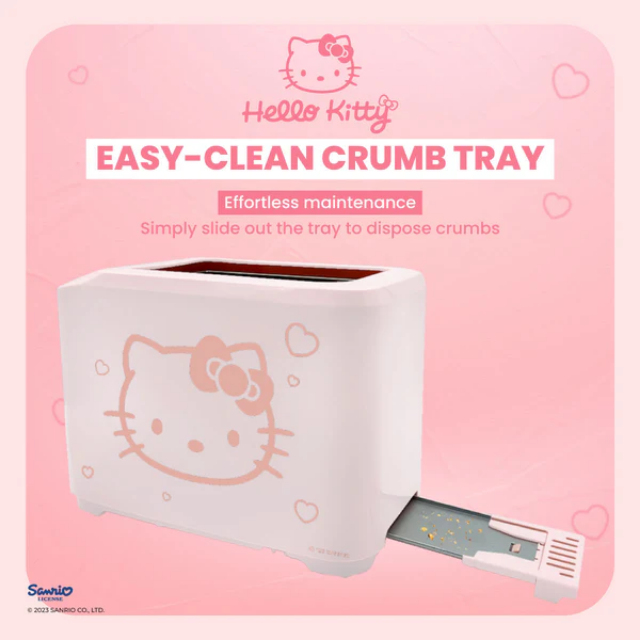 Russell Taylors 2-Slice Hello Kitty Toaster (T1HK)