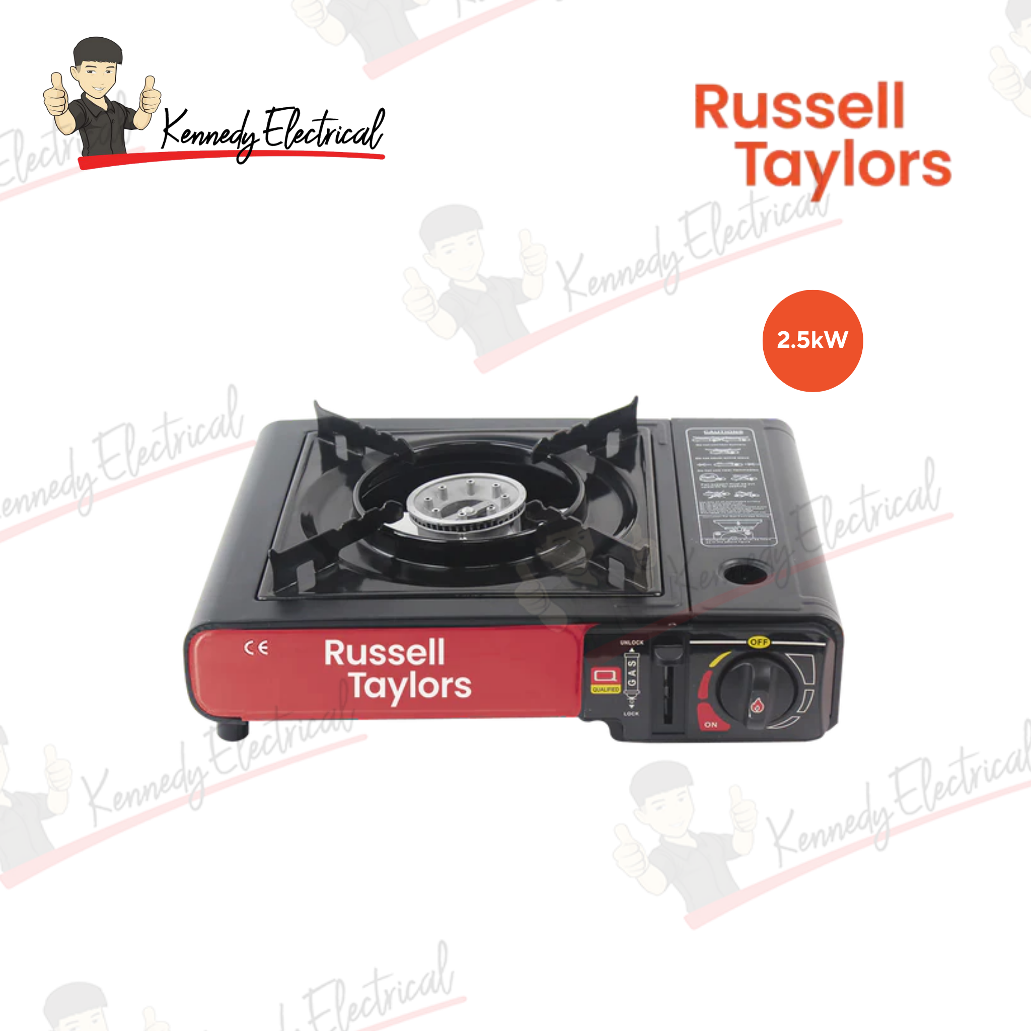 Russell Taylors 2.5kW Portable Gas Stove (GS1)