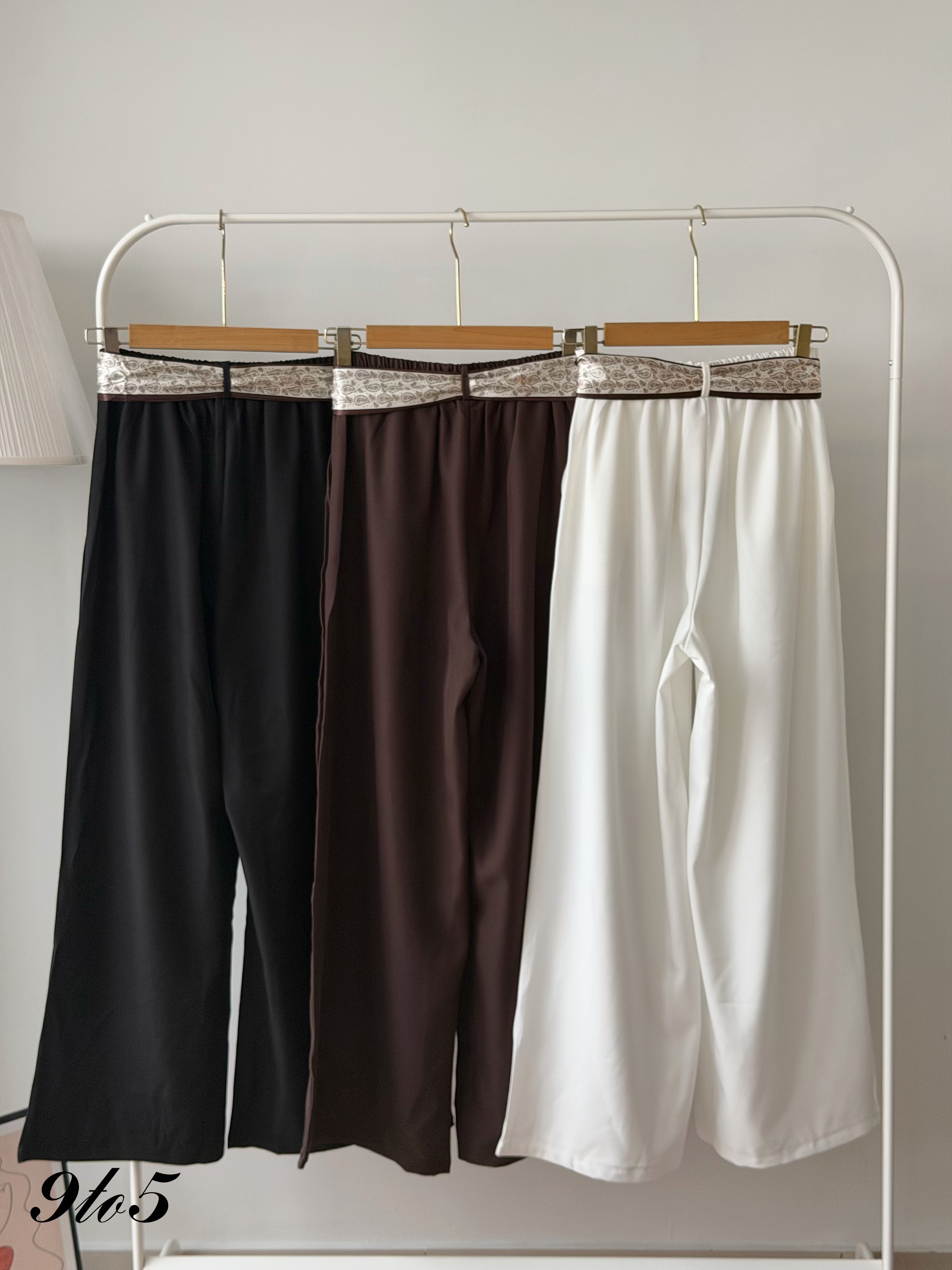 S2025 Wide Leg Long Pants - 3 Colors