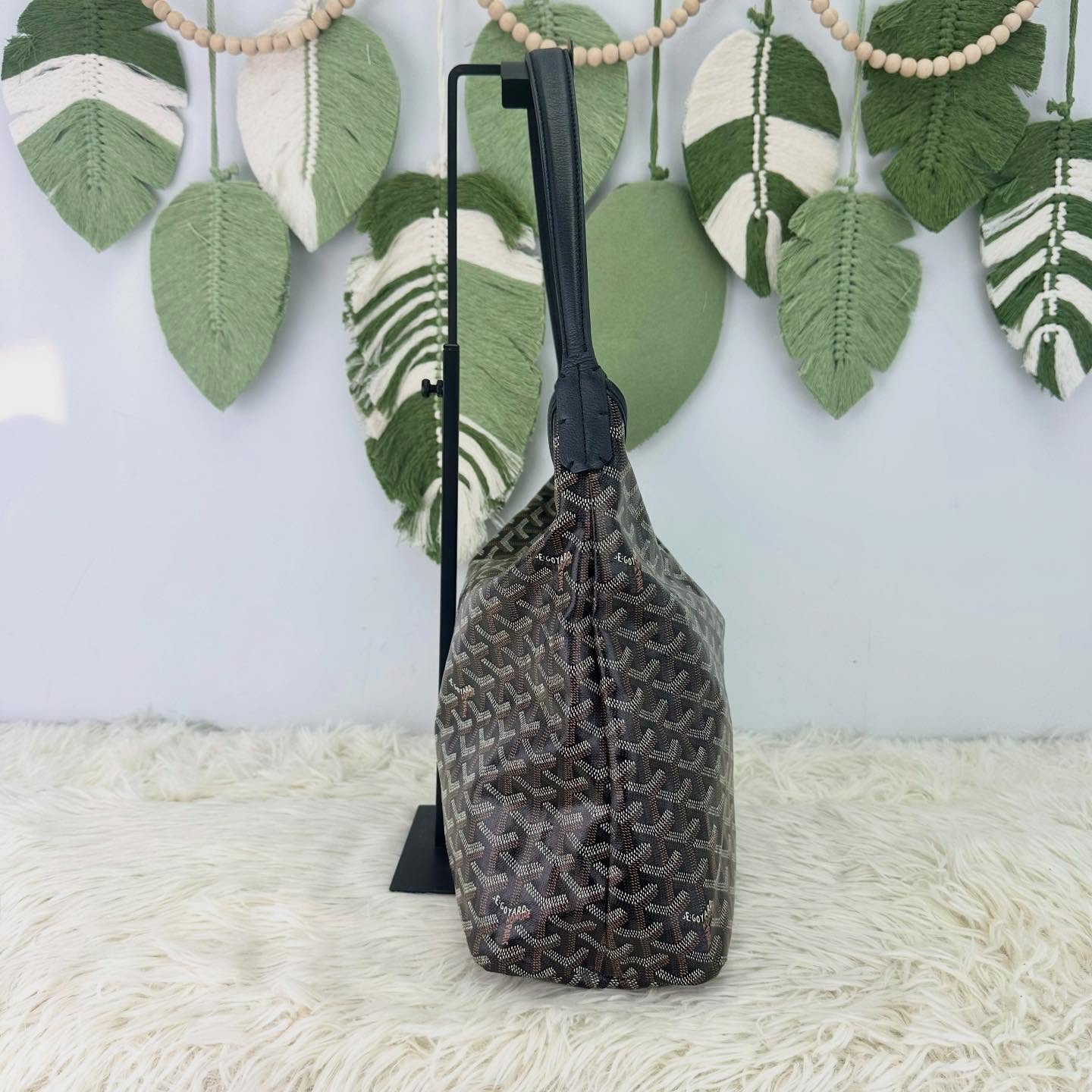 GOYARD🤍PRE OWNED Bohème Hobo 黑色印花 單肩腋下包🖤