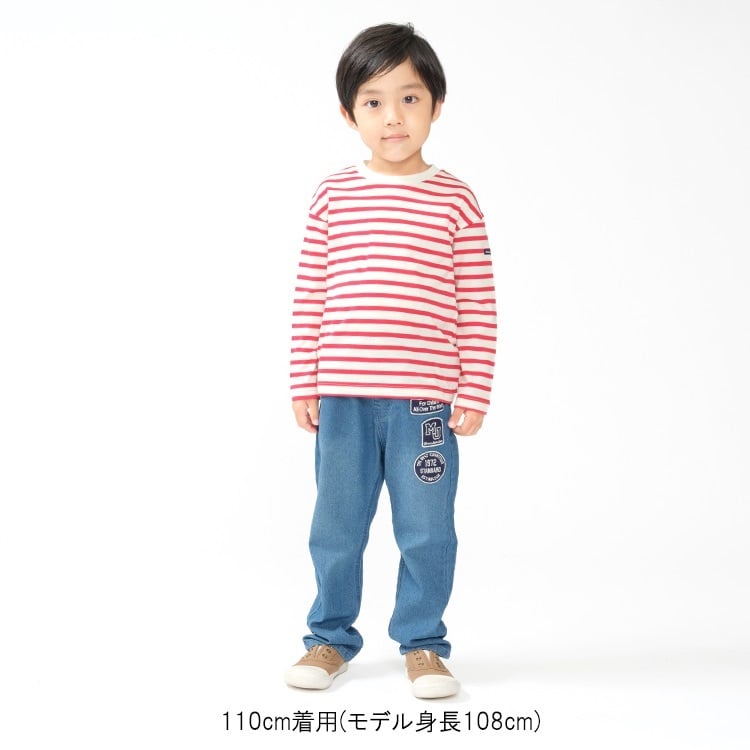 🆕【⭐訂購⭐】🇯🇵日本直送🌀#日本製 純棉 簡約條紋 長袖Tee［2款選］🌀[ELIA-0161][261022]