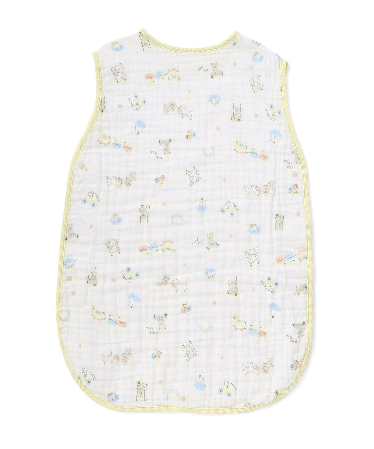 🇯🇵預訂 日本直送🇯🇵Slap Slip Baby三色動物草莓海洋圖案滿印純棉紗防踢睡袋