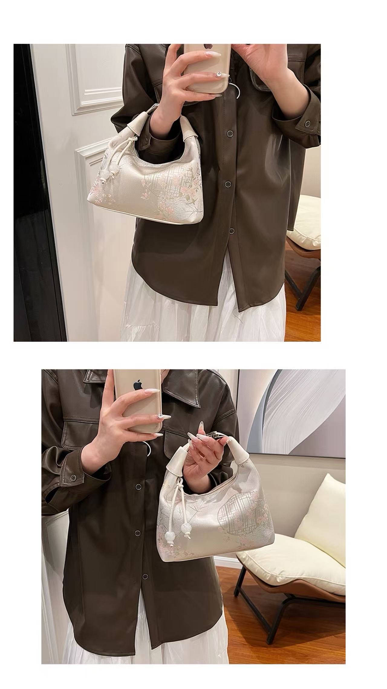 6675 高级感国风丝绸包