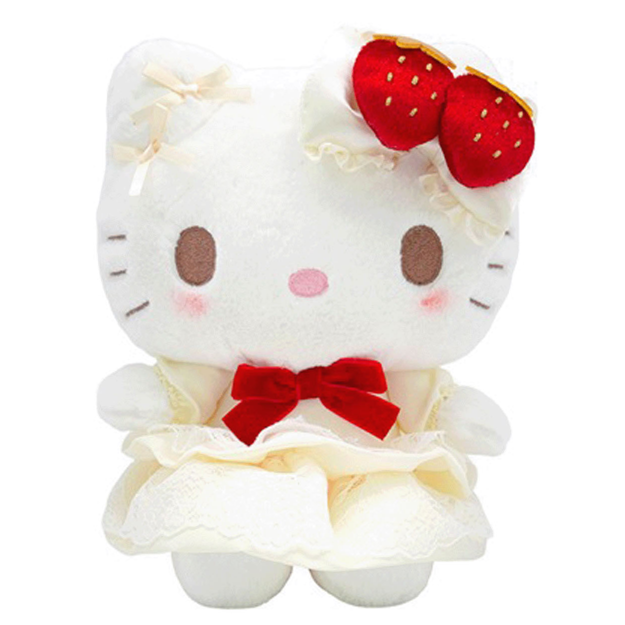 Sanrio - 草莓蛋糕公仔 (白色Hello Kitty款)