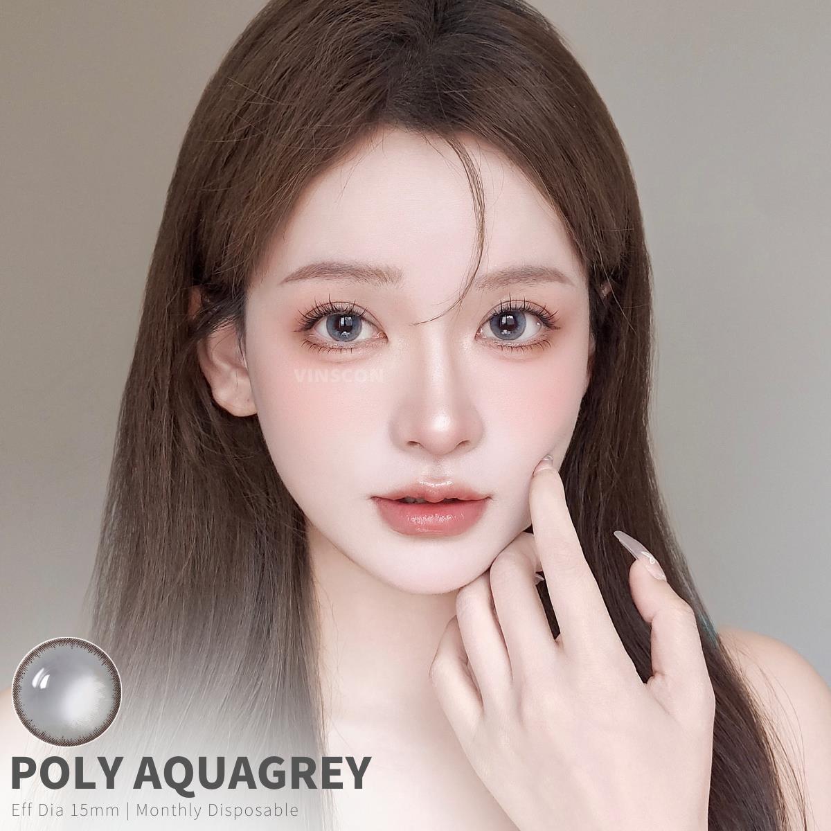 Poly Aqua Grey 15mm