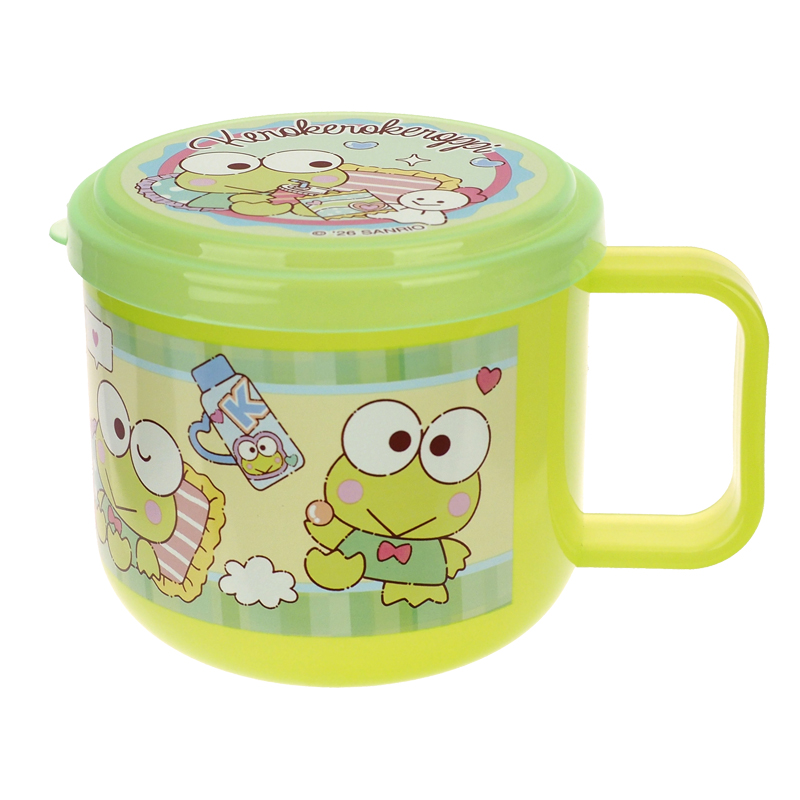 Kerokerokeroppi 230ml BPA Free Plastic Cup with Lid 膠杯連蓋