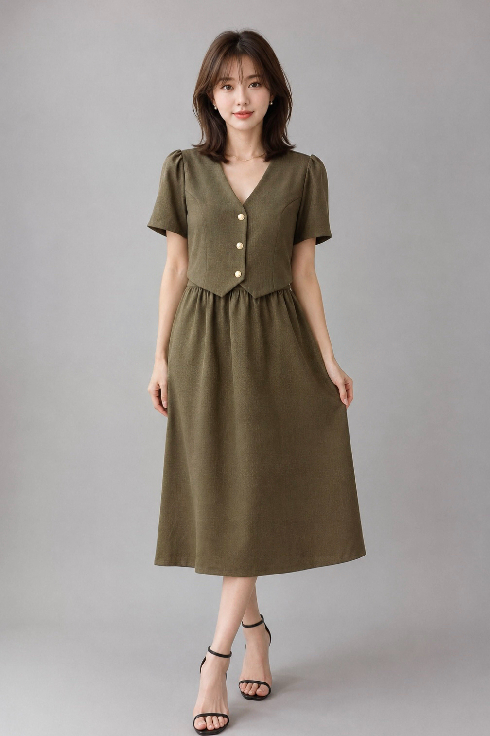 13057 Rosalie Grace Midi Dress