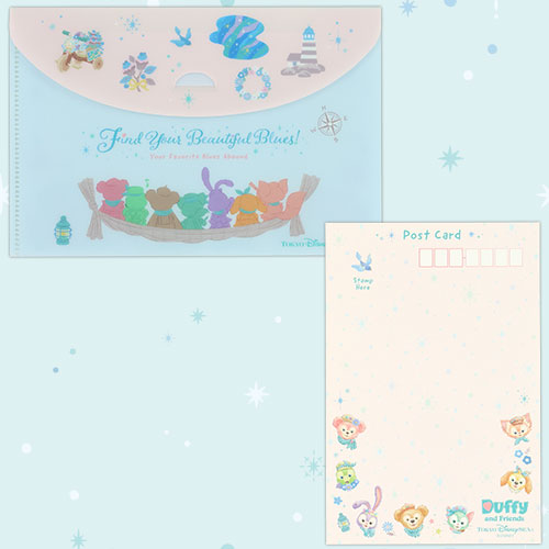 【預訂】DisneySea 25th Duffy Find Your Beautiful Blue Part 2 - postcard 連收納套