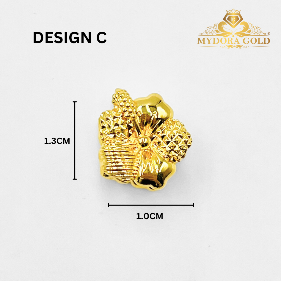 MYDORA Bead Bunga Raya Patrio (5G) l EMAS 916/22K